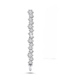 Cascade Princess Cut Earring (Long)
